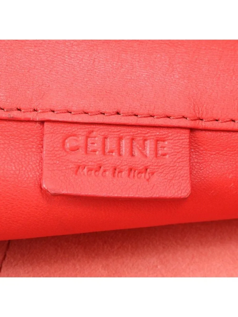 Celine Bicolor Horizontal Cabas Leather Tote Shoulder Hand - Picture 8 of 8